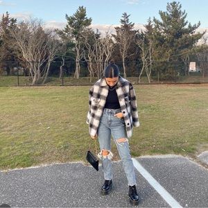 Abercrombie Distressed Mom Jeans